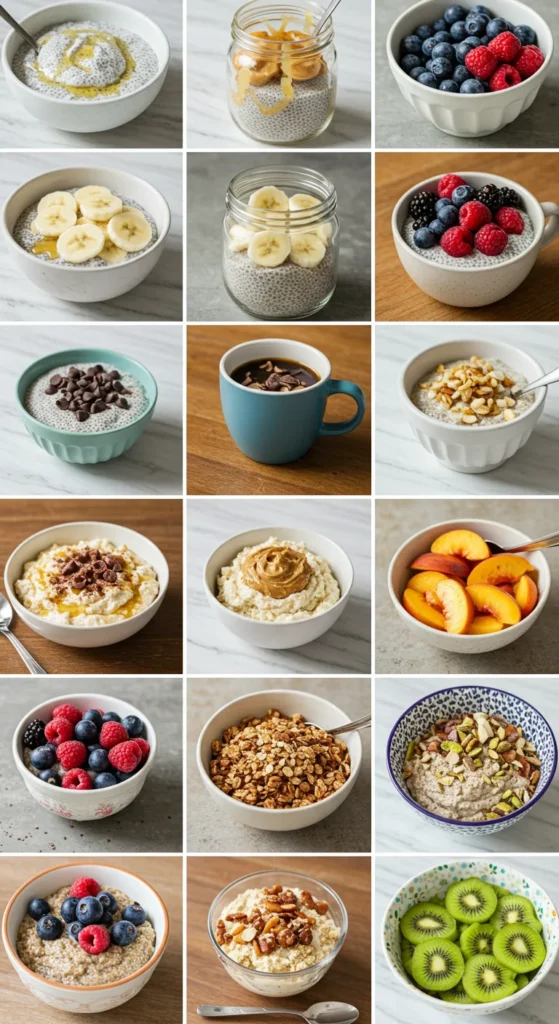 10 Best Chia Pudding Toppings (Low-Calorie & Protein-Boosting)