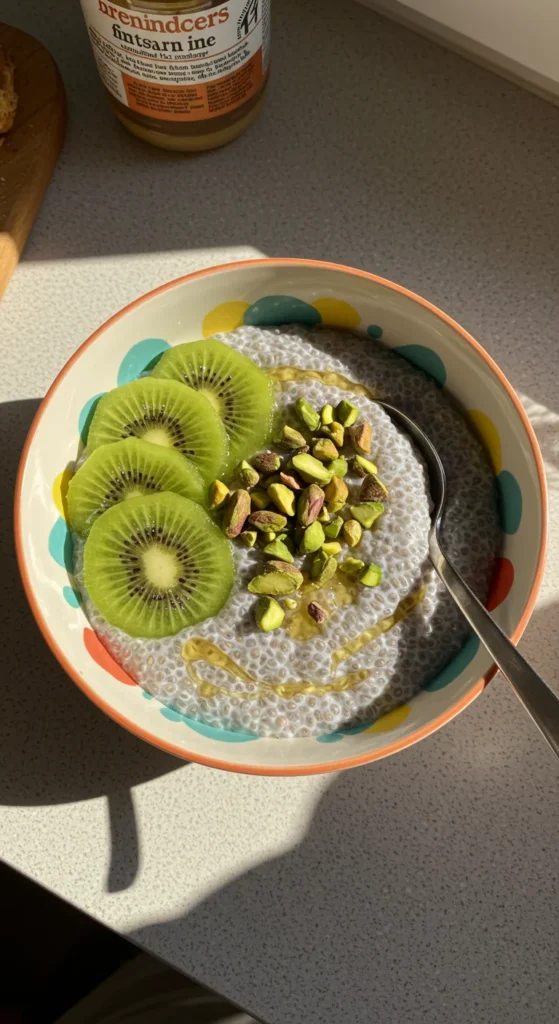 Kiwi + Pistachios + Honey