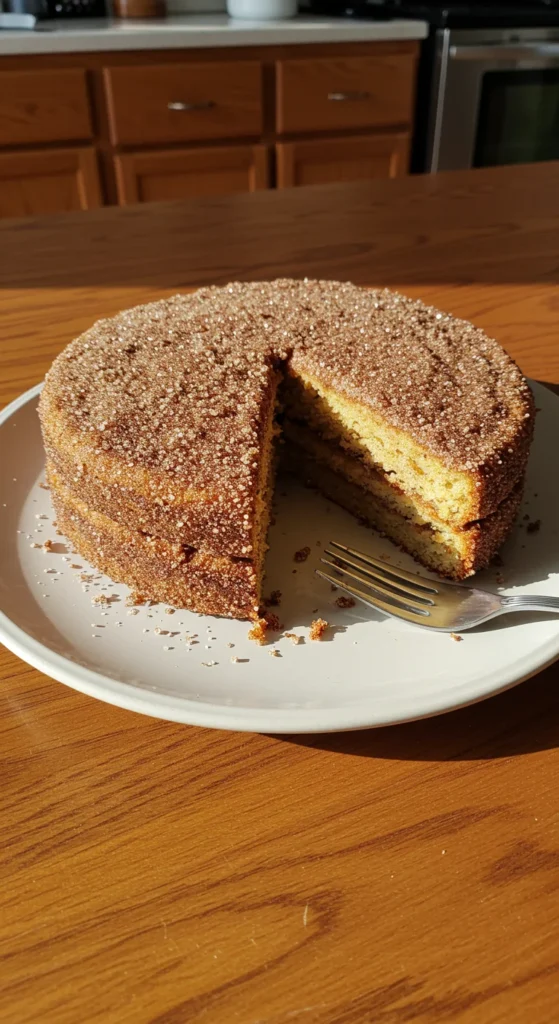 Apple Cider Donut Cake