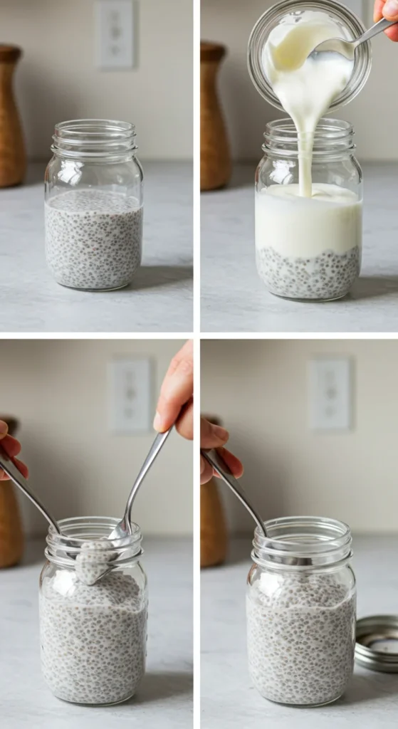 3-Ingredient Chia Pudding (175 Calories, 12g Protein)