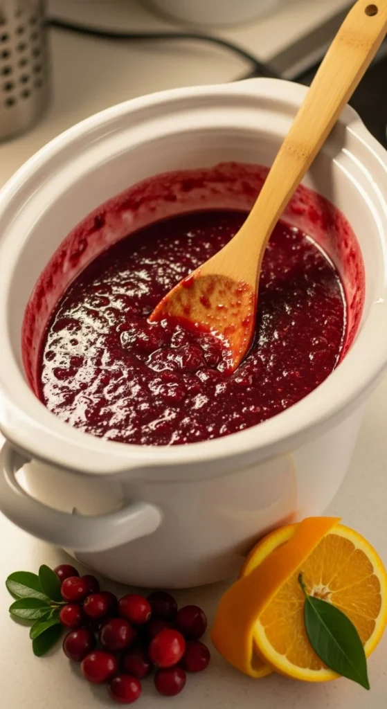 Crockpot Cranberry Sauce