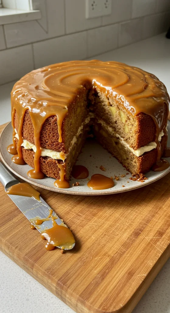 Caramel Apple Spice Cake