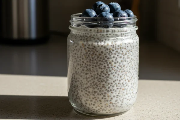 Greek Yogurt Chia Pudding (240 Calories, 20g Protein)