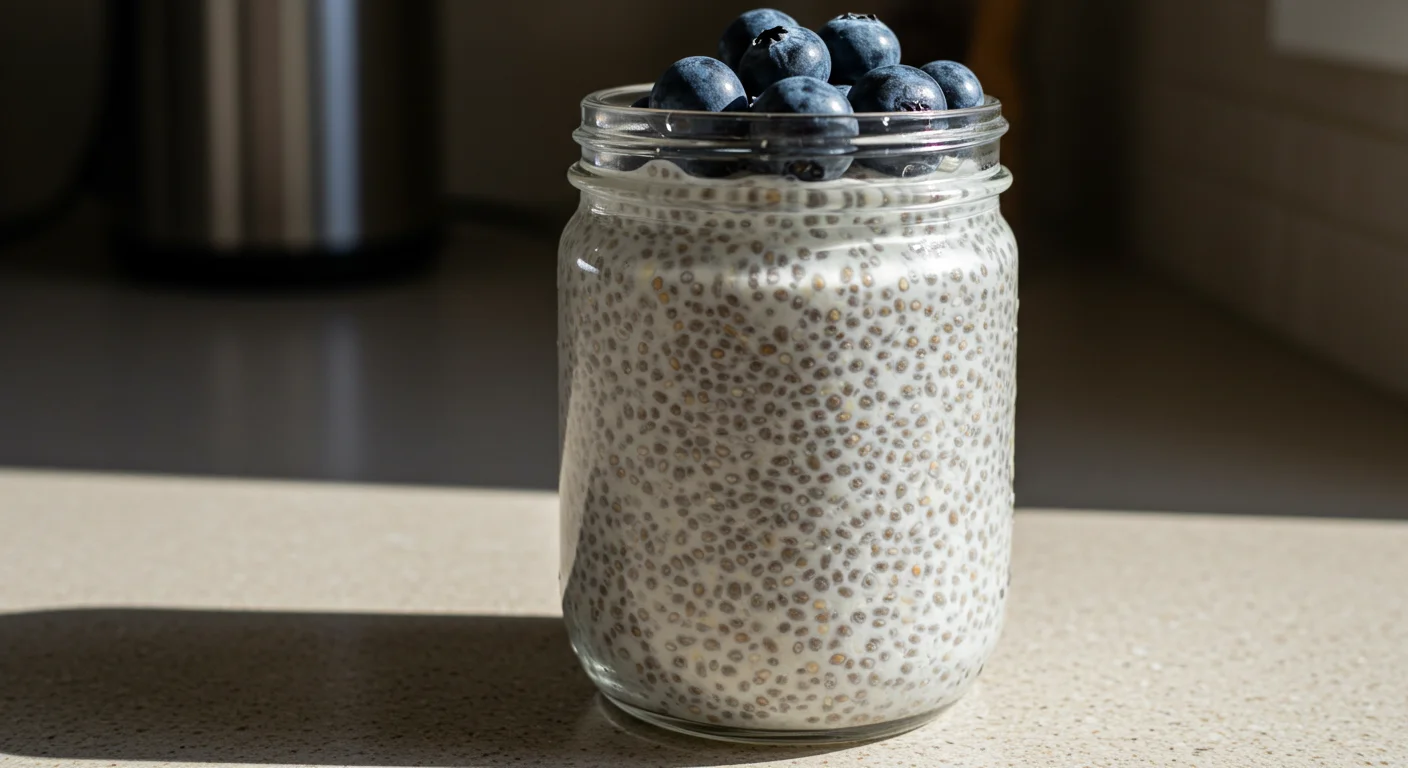 Greek Yogurt Chia Pudding (240 Calories, 20g Protein)