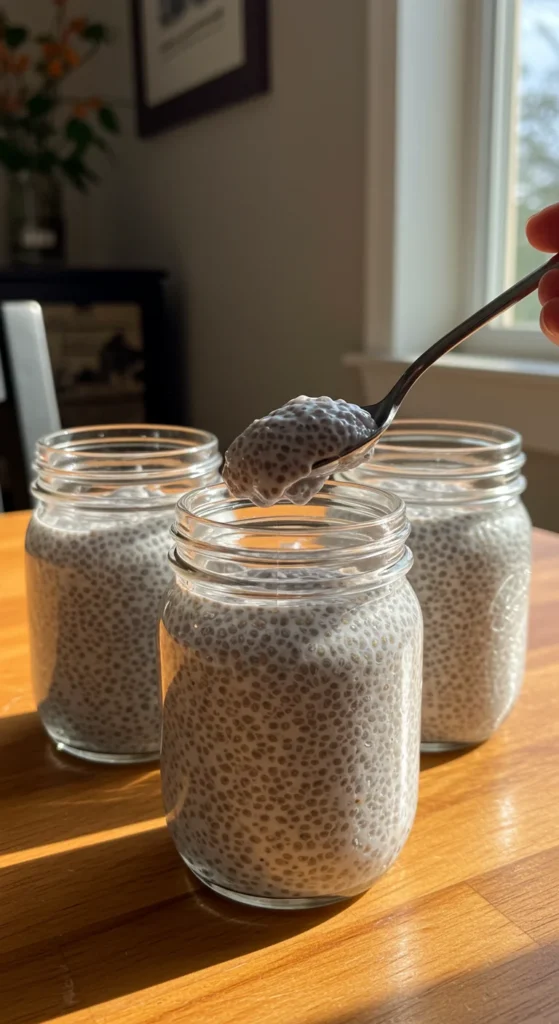 Lemon Blueberry Chia Pudding (195 Calories, 13g Protein)