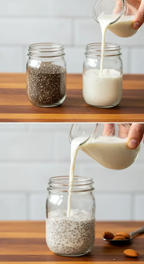 Vanilla Chia Pudding – 4 Ingredients! (180 Calories, 11g Protein)