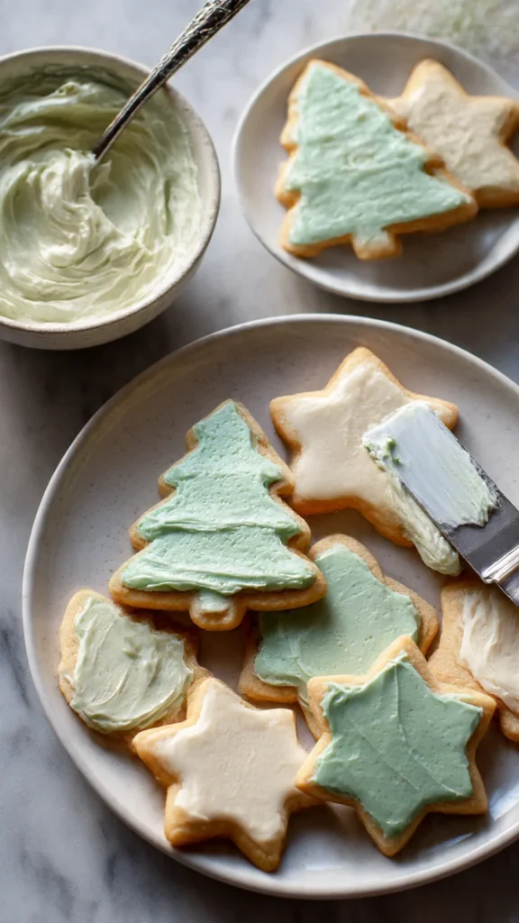10. Christmas Sugar Cookies with Cream Cheese Frosting