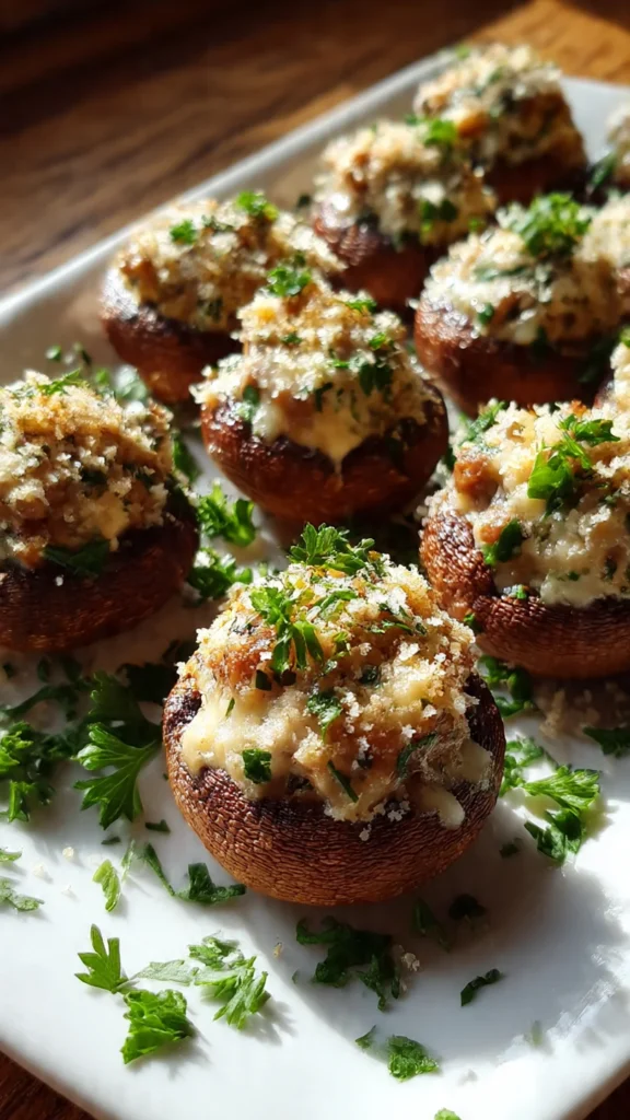 11. Stuffed Mushrooms That Even Mushroom Haters Eat
