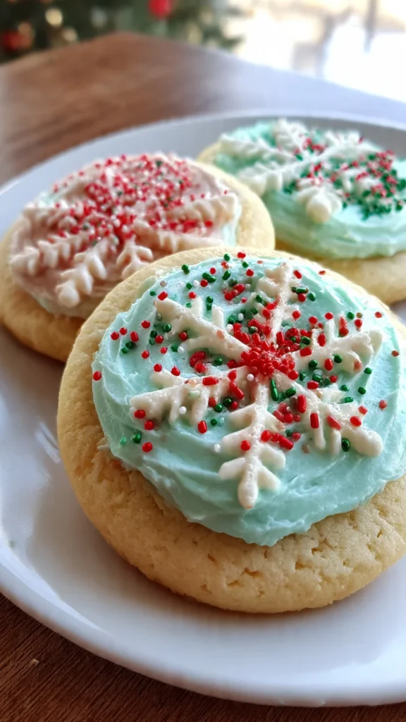 3. Soft Christmas Sugar Cookies (Cloud-Like Texture)
