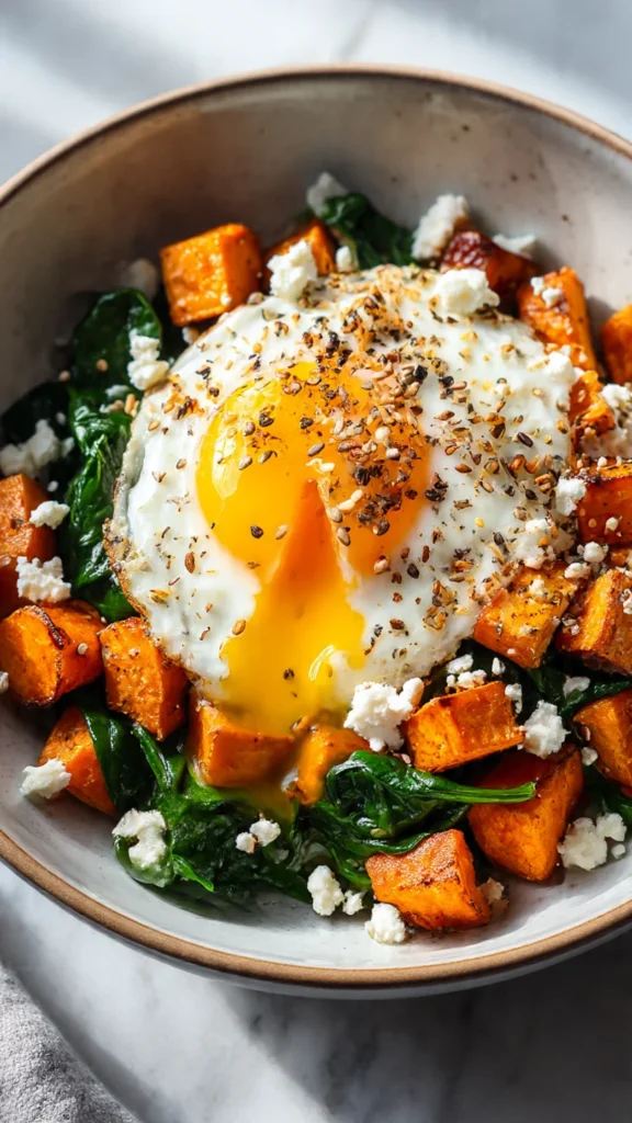 Sweet Potato Breakfast Hash Bowl