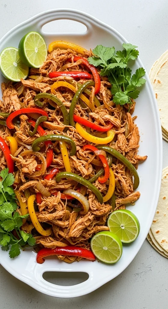 Crockpot Chicken Fajitas