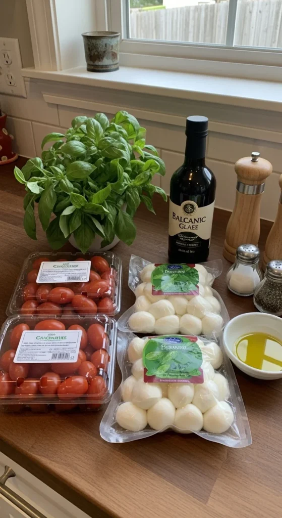 Caprese Christmas Wreath Appetizer – A Fresh and Festive Holiday Party Idea