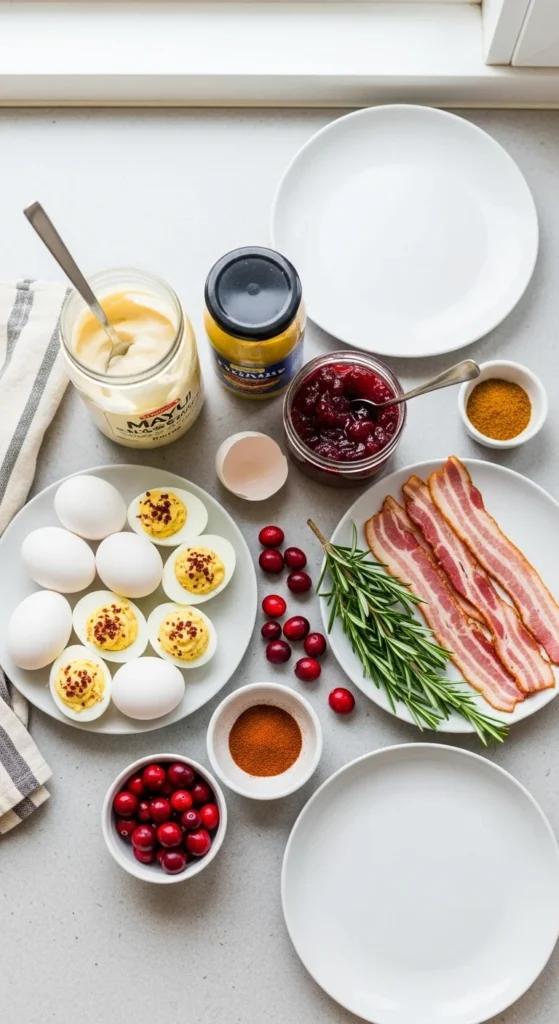 Classic Deviled Eggs with a Holiday Twist – Easy Christmas Party Appetizer