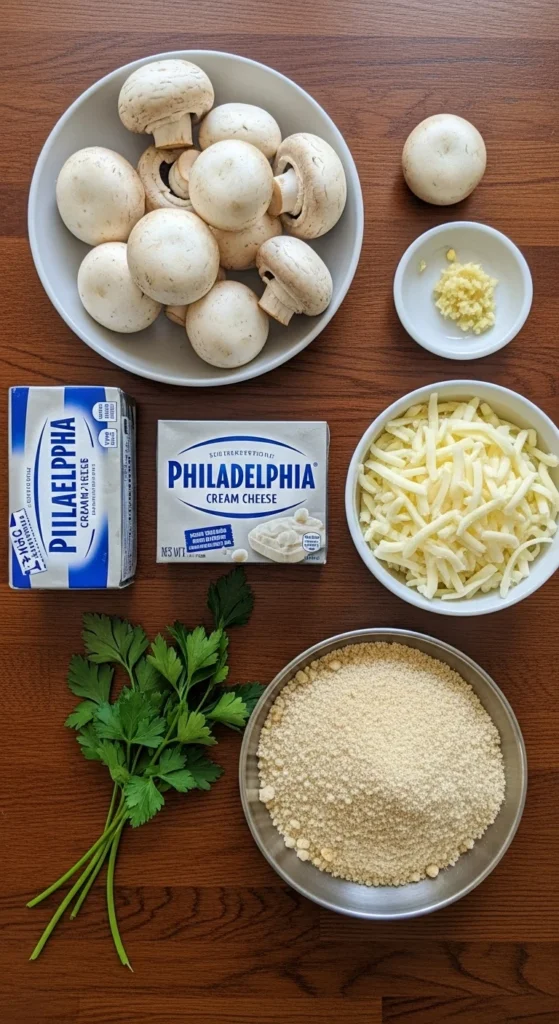 Creamy Stuffed Mushrooms – Easy Make-Ahead Christmas Appetizer Recipe