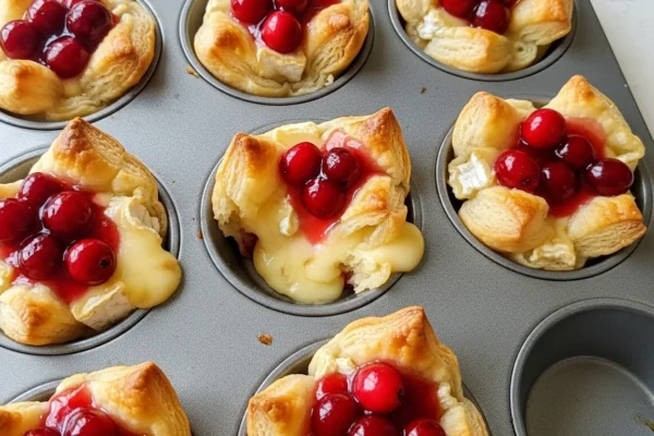 Festive Cranberry Brie Bites – The Easiest 3-Ingredient Christmas Appetizer Everyone Loves