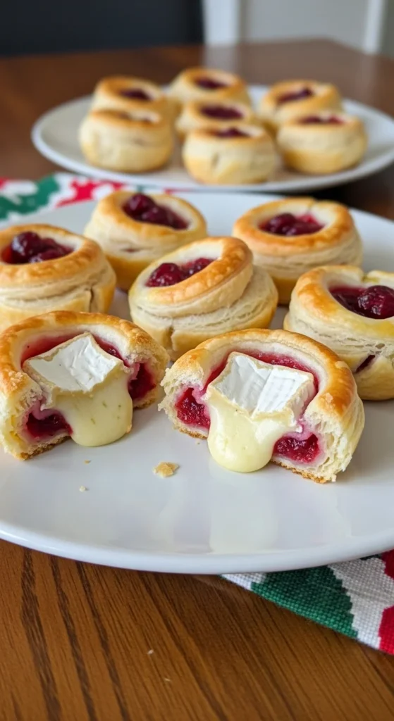 Festive Cranberry Brie Bites – The Easiest 3-Ingredient Christmas Appetizer Everyone Loves