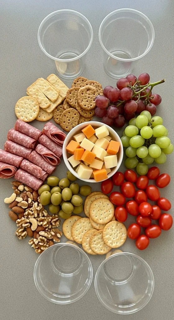 Individual Charcuterie Cups – Classy Christmas Finger Food Appetizer