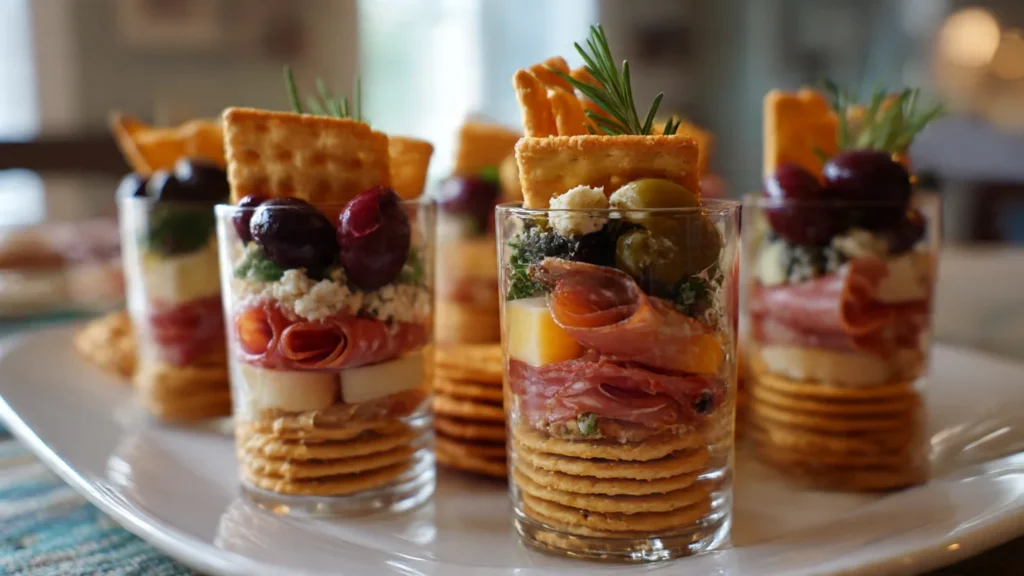 Individual Charcuterie Cups – Classy Christmas Finger Food Appetizer