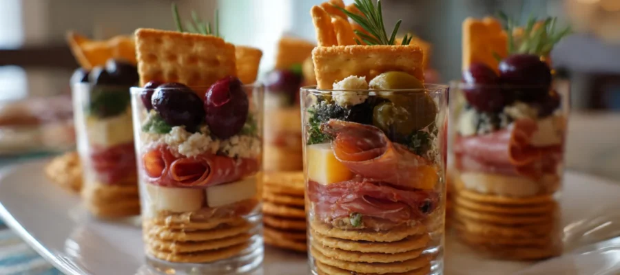 Individual Charcuterie Cups – Classy Christmas Finger Food Appetizer