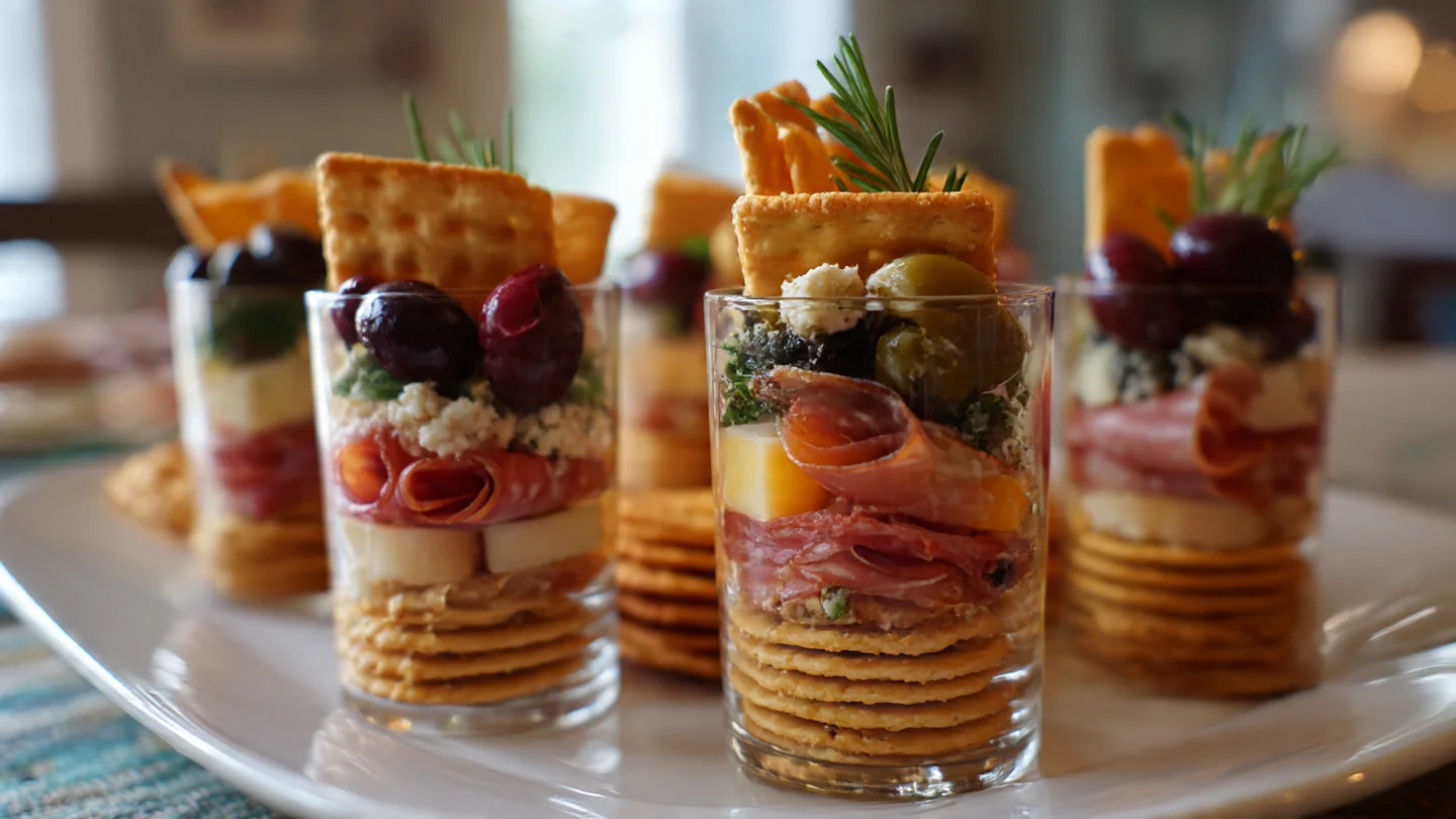 Individual Charcuterie Cups – Classy Christmas Finger Food Appetizer