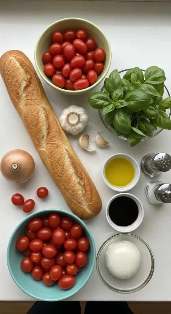 Mini Bruschetta Bites – Easy Christmas Finger Food Packed with Flavor