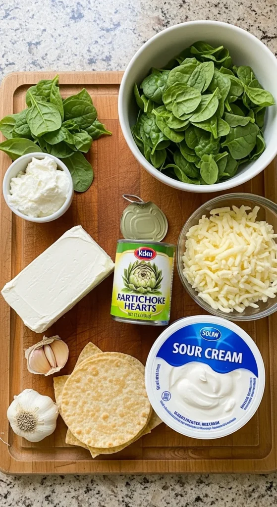 Spinach Artichoke Dip Cups – Creamy Bite-Sized Christmas Appetizers for Parties