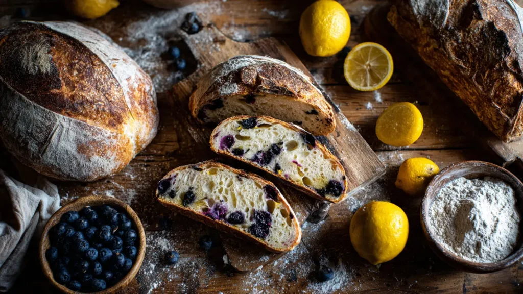 10 Cozy Lemon Blueberry Sourdough Bread Ideas to Bake This Weekend