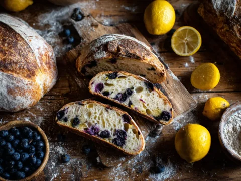 10 Cozy Lemon Blueberry Sourdough Bread Ideas to Bake This Weekend