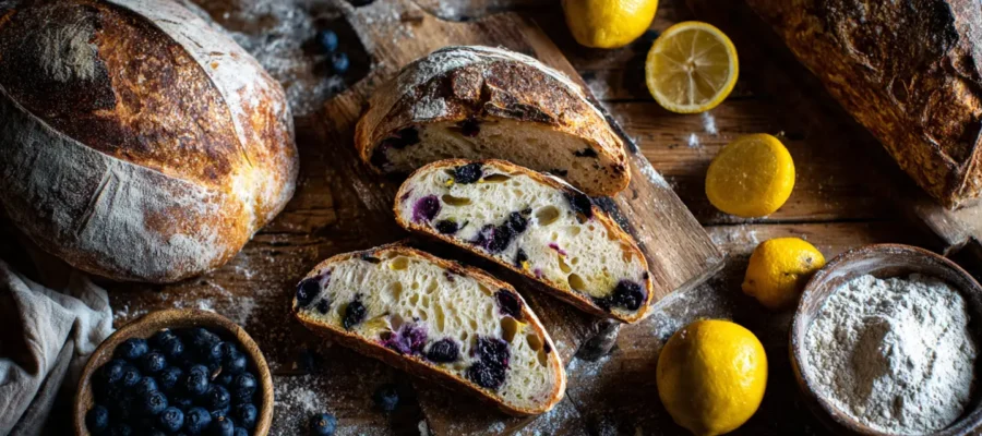10 Cozy Lemon Blueberry Sourdough Bread Ideas to Bake This Weekend