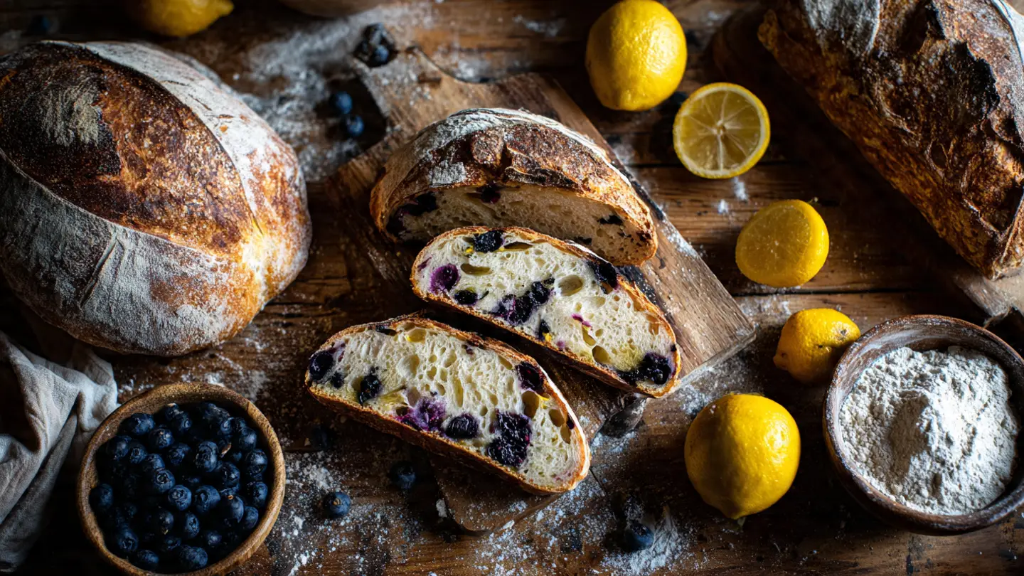 10 Cozy Lemon Blueberry Sourdough Bread Ideas to Bake This Weekend