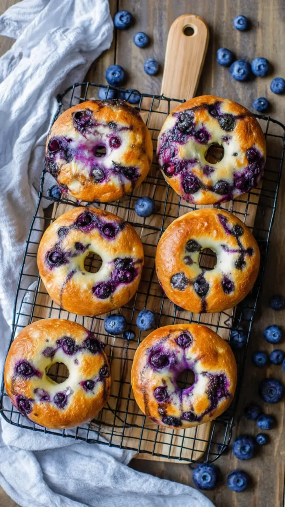 10. Blueberry Protein Bagels (Accidentally Healthy Dessert)