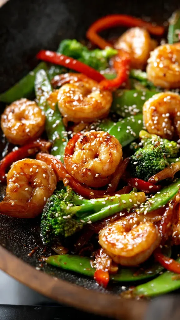 10. Honey Garlic Shrimp Stir-Fry (15-Minute Wonder)