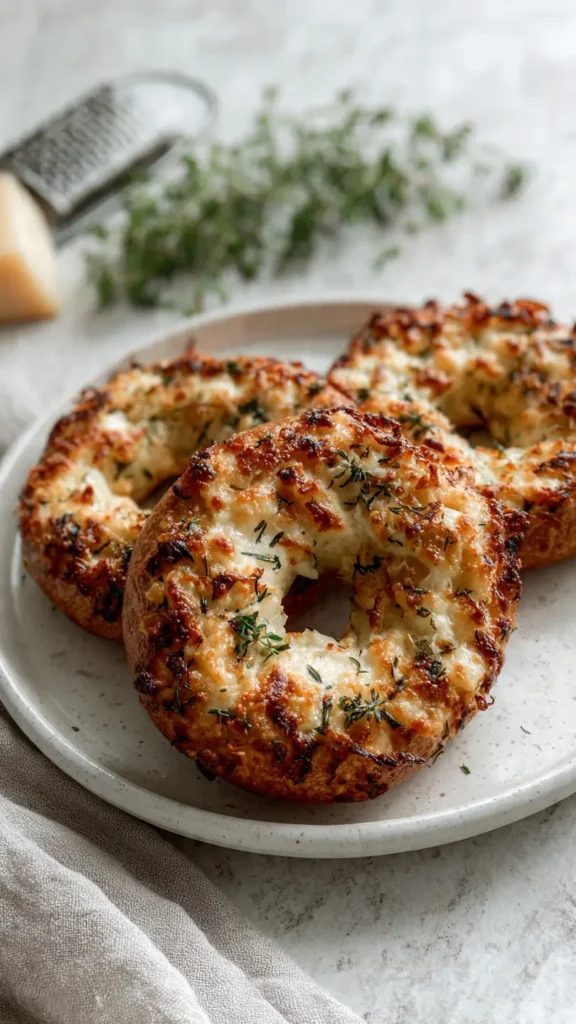 11. Asiago Herb Protein Bagels (Fancy But Not Really)