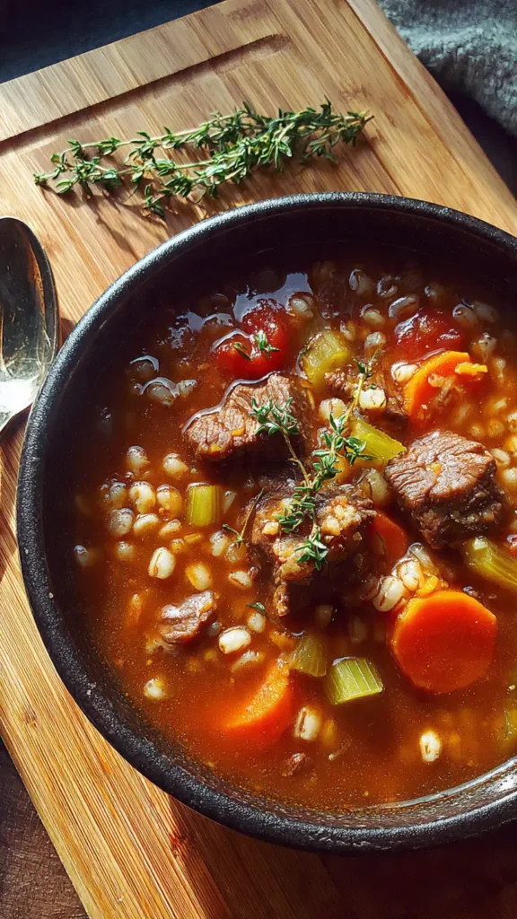 11. Beef and Barley Soup That's Basically a Hug