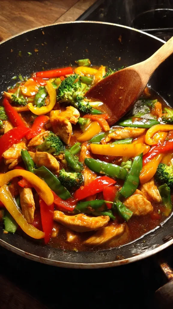 11. Chicken Stir-Fry (Use Up All The Random Vegetables)