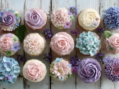 12 Baby in Bloom Cupcakes Ideas for Sweet Baby Showers