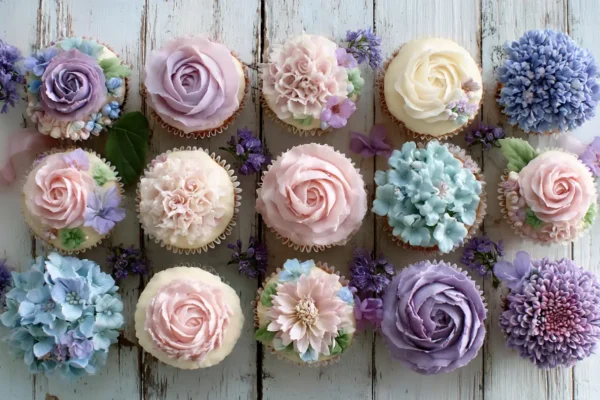 12 Baby in Bloom Cupcakes Ideas for Sweet Baby Showers