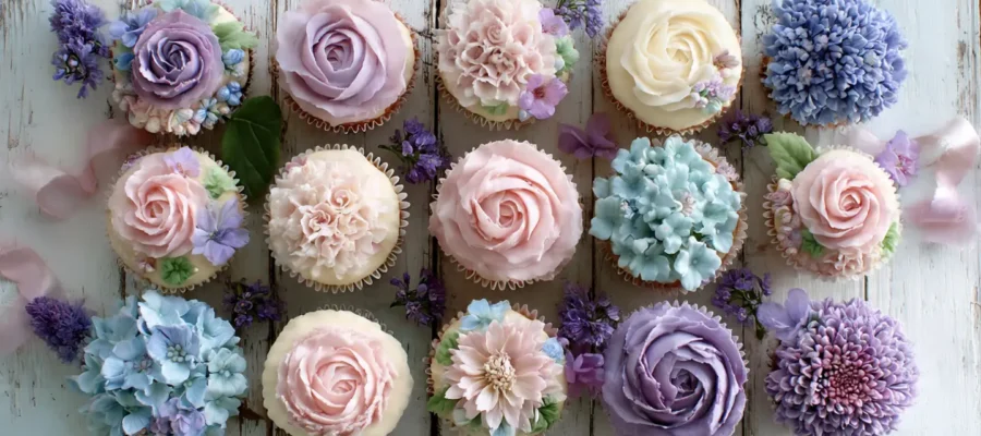 12 Baby in Bloom Cupcakes Ideas for Sweet Baby Showers