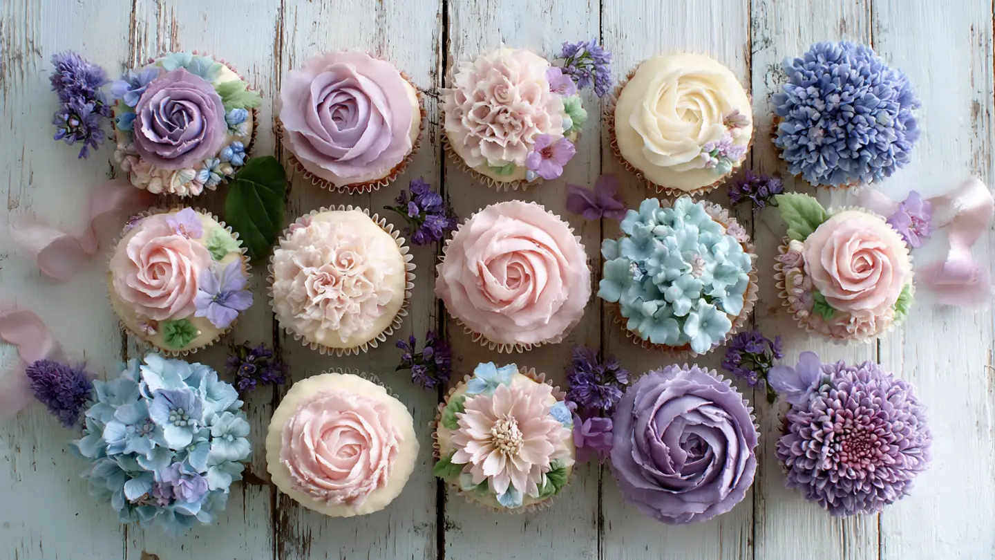 12 Baby in Bloom Cupcakes Ideas for Sweet Baby Showers