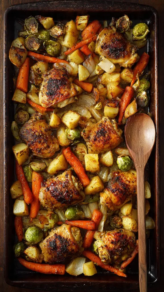 2. Sheet Pan Chicken and Whatever Vegetables (The "One Pan Wonder")