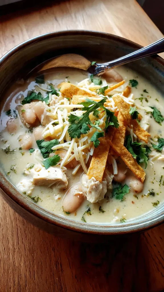20. White Chicken Chili (The Cozy Comfort Meal)