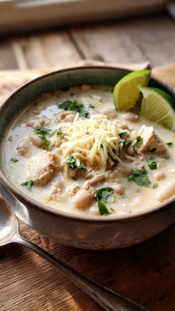 3. White Chicken Chili That Saved My Soul