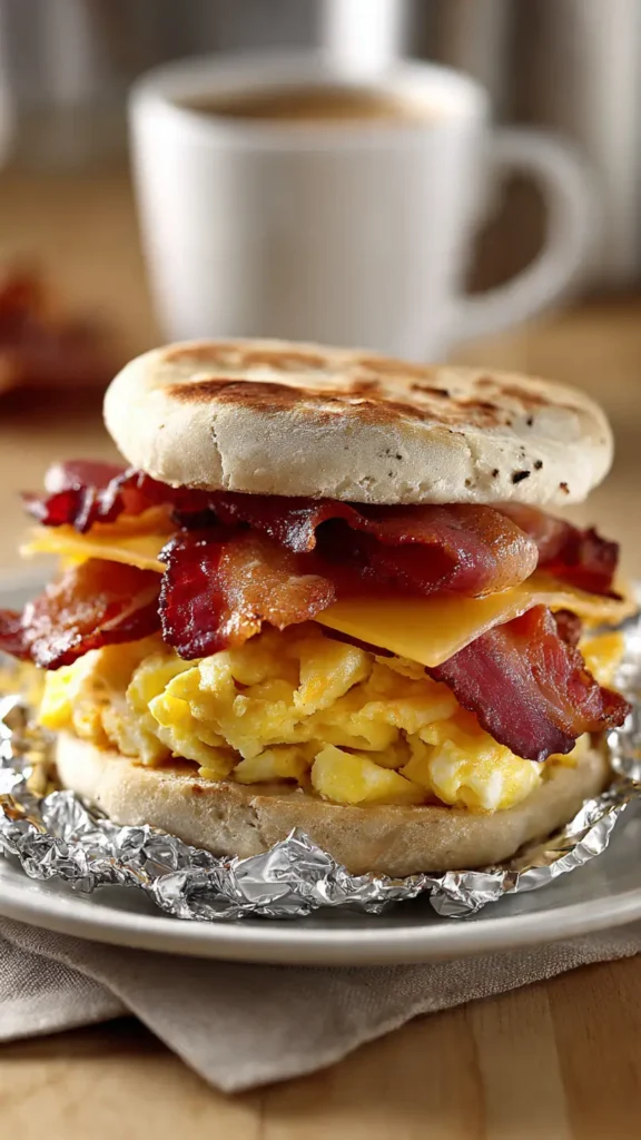 4. Breakfast Sandwich That Could Fuel a Small Army