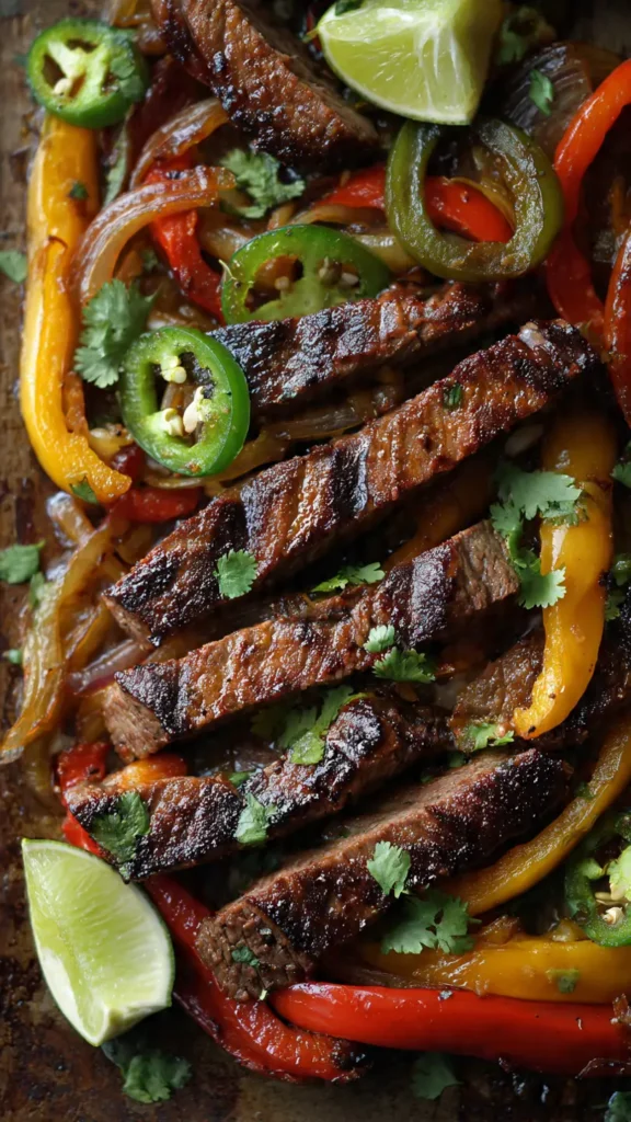 4. One-Pan Steak Fajita Bake (The Weeknight Winner)