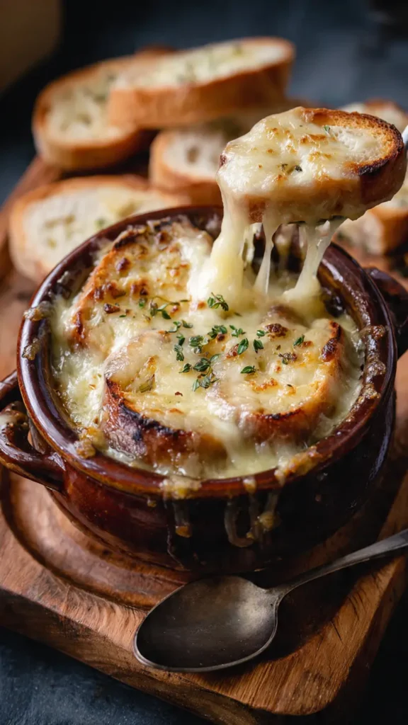 5. French Onion Soup That Made Me Cry (From the Onions AND From Joy)