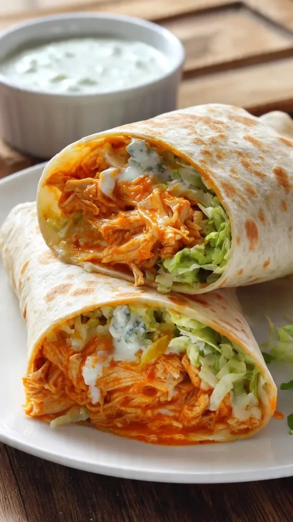6. Buffalo Chicken Wraps (For When Sandwiches Are Dinner)