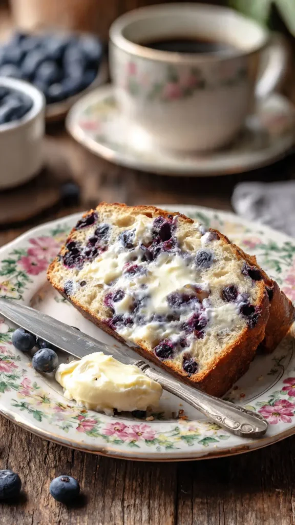 6. Lemon Blueberry Cream Cheese Sourdough Bread (The Brunch Showstopper)