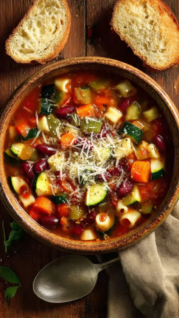 7. Minestrone That Uses Up All Those Random Vegetables