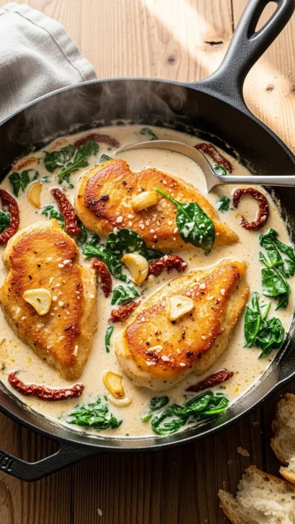 7. Tuscan Chicken (The One That Tastes Like a Fancy Restaurant)