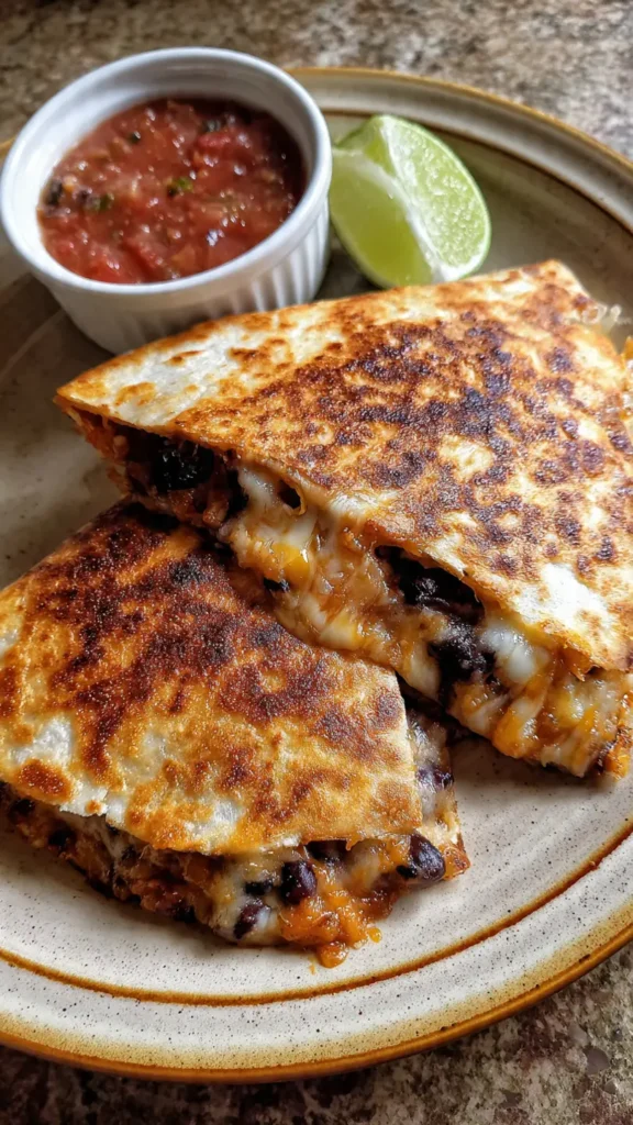 8. Black Bean and Cheese Quesadillas (The Vegetarian One That's Actually Filling)